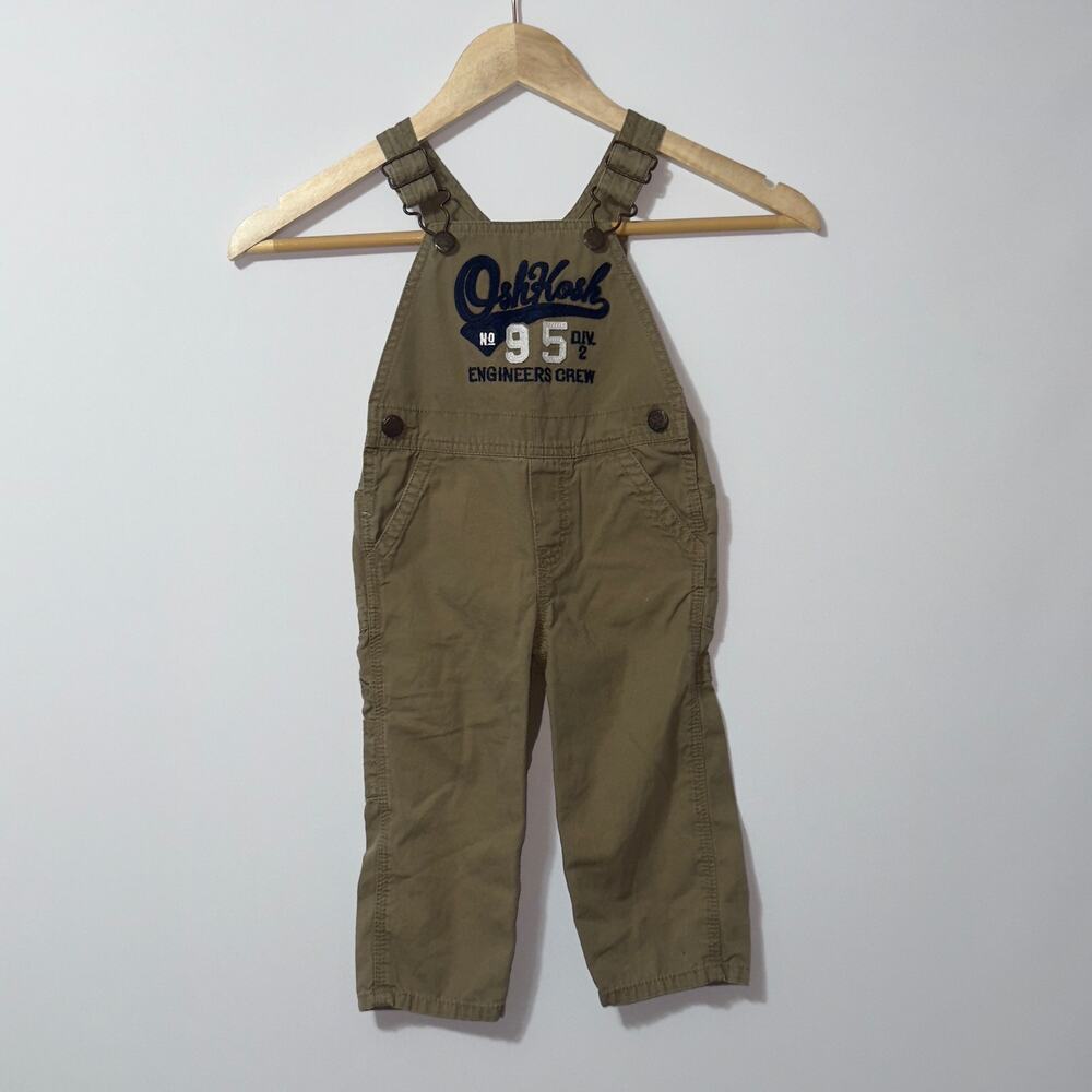 Osh kosh brown overalls infant size 18 months